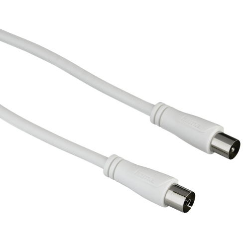Cablu coaxial Hama 00122401, 1.5m, White