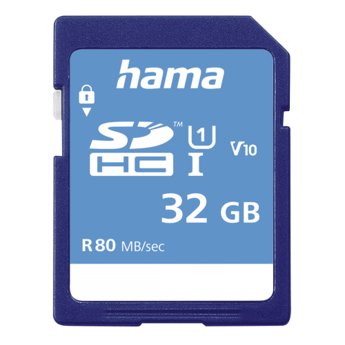 Memory Card SDHC Hama 00124134 16GB, Class 10, UHS-I U1, V10