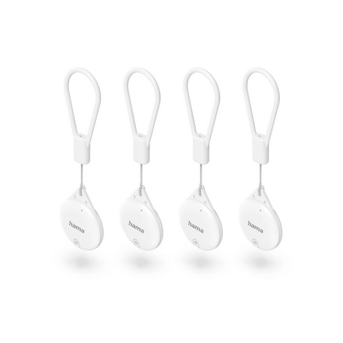 Tag Hama Find My 00185816, White, 4 bucati