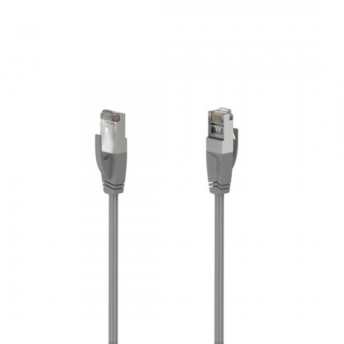 Patchcord Hama 00200671, Cat5e, F/UTP, 10m, Gray