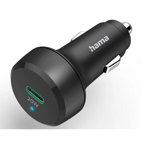 Incarcator retea Hama 00201637, 1x USB-C, 20W, Black