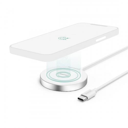 Incarcator Wireless Hama MagCharge FC15, 15W, White