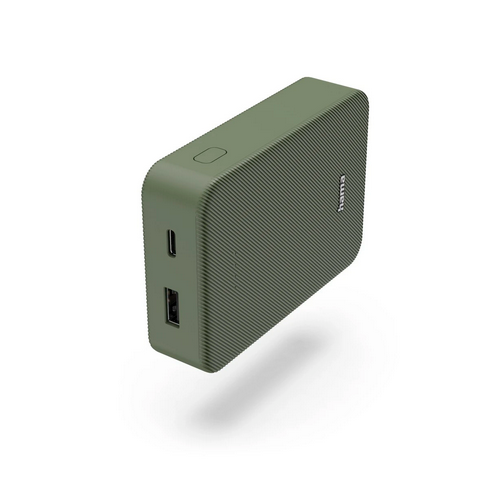 Baterie portabila Hama Colour 10 00201713, 10000 mAh, 1 x USB-A, 1 x USB-C, Green