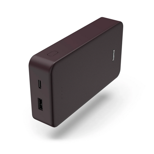 Baterie portabila Hama Colour 20, 20000 mAh, 1 x USB-A, 1 x USB-C, Purple