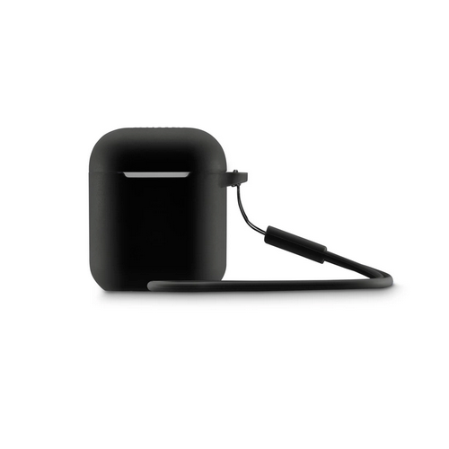 Carcasa protectoare Hama Fantastic Feel pentru AirPods Gen. 1/2, Black