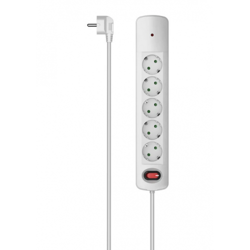 Prelungitor Hama 00223054, 5x Shucko, 1.5m, White