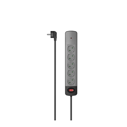 Prelungitor Hama 00223056, 5x Shucko, 1.5m, Gray