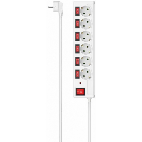 Prelungitor Hama 00223157, 6x Shucko, White