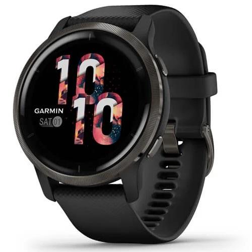 Ceas Smartwatch Garmin Venu 2, GPS, Black Slate