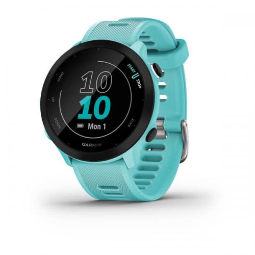 Ceas Smartwatch Garmin Forerunner 55, GPS, Aqua