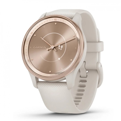 SmartWatch Garmin Vívomove Trend, 1.01inch, Curea Silicon, Pink Gold