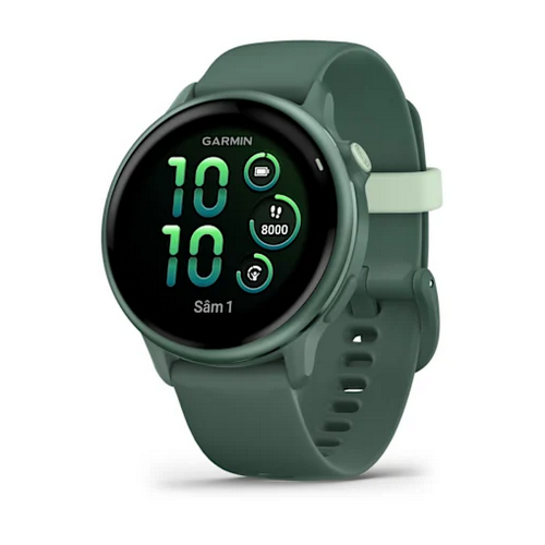 SmartWatch Garmin Vívoactive 6, 1.2 inch, Curea Silicon, Jasper Green