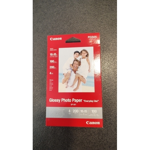 Hartie Foto Canon GP-501 Glossy 10x15 100 coli 200g 0775B003BB