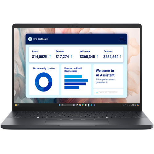 Laptop Dell Pro 13 Premium PA13250, Intel Core Ultra 7 268V, 13.3 inch Touch, RAM 32GB, SSD 512GB, Intel Arc Graphics 140V, Windows 11 Pro, Magnetite