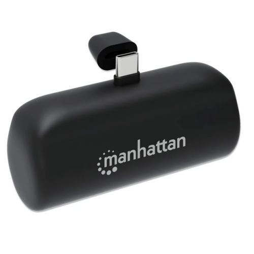 Baterie portabila Manhattan 102636, 5000 mAh, USB-C, Black