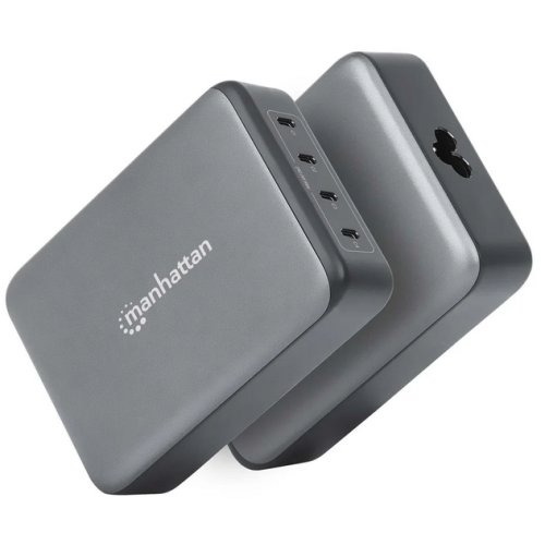 Docking Station Manhattan 102667, 4 x USB-C, Black