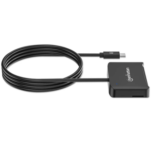 Card Reader Manhattan 102742, USB-C, Black