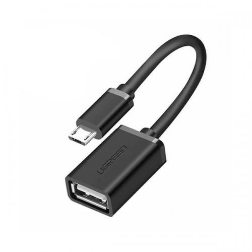 Adaptor Ugreen 10396, microUSB - USB, 0.12m, Black