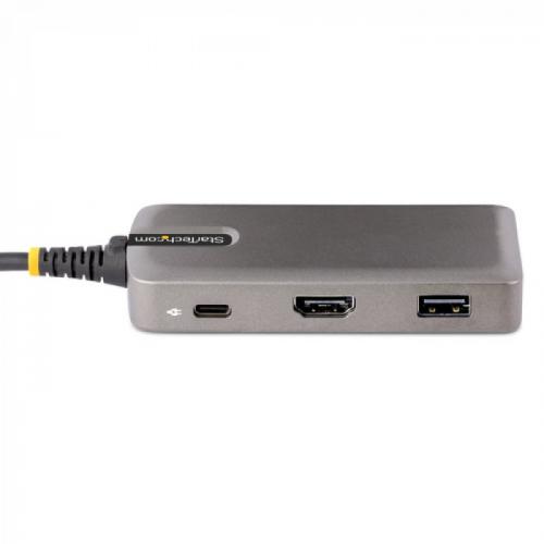 Docking Station Startech 104B-USBC-MULTIPORT, Grey