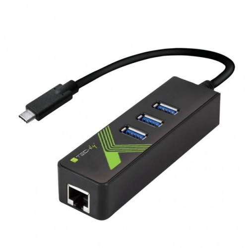 Placa de retea Techly 105810, USB-C