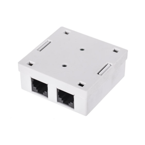 Priza Dubla Echipata Netrack 106-01, Cat.5e, UTP