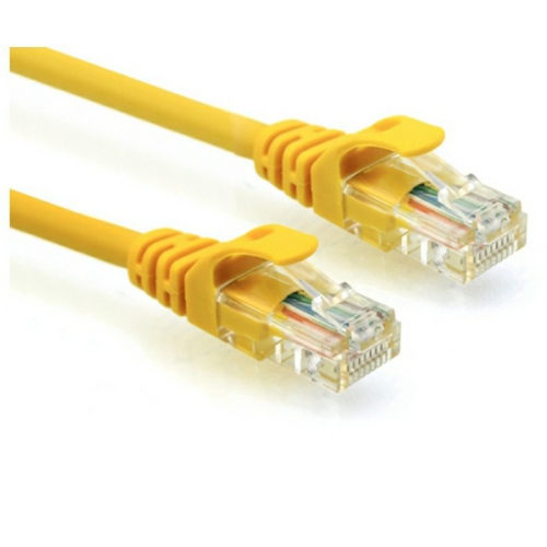 Patchcord Ugreen NW103, Cat5e, UTP, 5m, Yellow