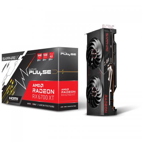 Placa video Sapphire PULSE AMD RADEON™ RX 6700 XT GAMING 12GB GDDR6 HDMI / TRIPLE DP LITE