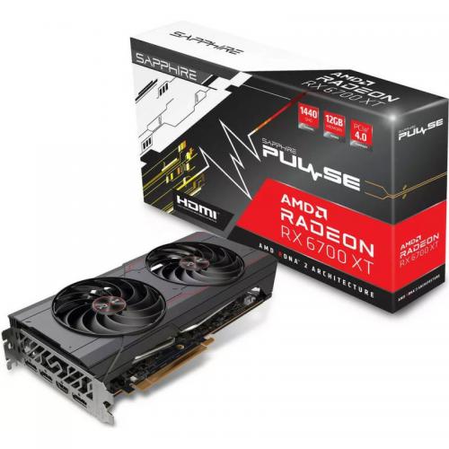 Placa video Sapphire AMD Radeon RX 6700 XT PULSE 12GB, GDDR6, 1‎92bit