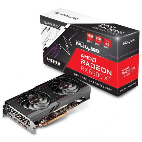 Placa video Sapphire AMD Radeon RX 6600 XT PULSE 8GB, GDDR6, 128bit