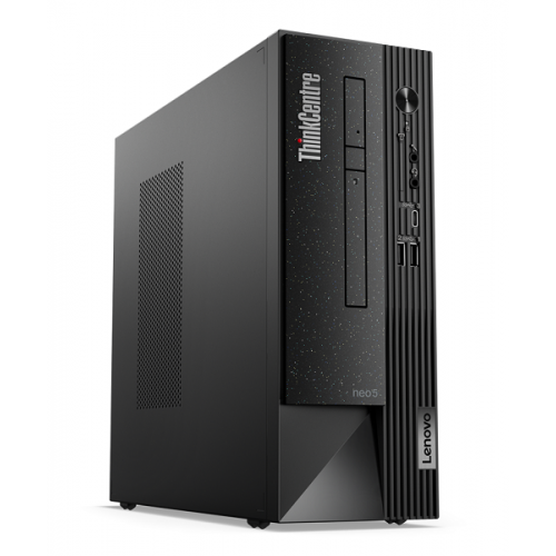 Desktop Lenovo ThinkCentre neo 50s, SFF, Intel Core i5-12400, 6C (6P + 0E) / 12T, P-core 2.5 / 4.4GHz, 18MB, Integrated Intel UHD Graphics 730, 2x 8GB UDIMM DDR4-3200, Two DDR4 UDIMM slots, dual-channel capable, Up to 64GB DDR4-3200, 512GB SSD M.2 2280 PC