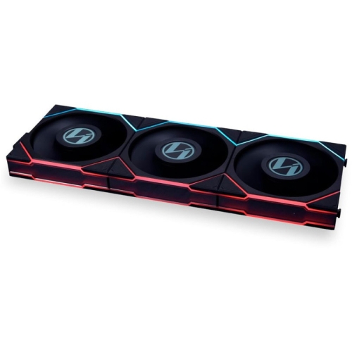 Ventilator Lian Li UNI Fan TL LCD, ARGB LED, 3 x 120 mm, Black