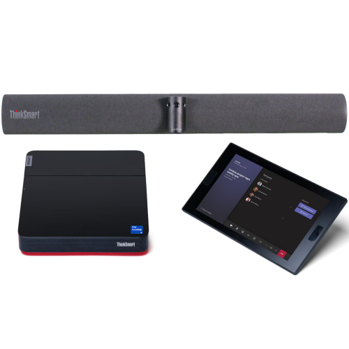 Kit Lenovo Desktop ThinkSmart Core + Lenovo IP Controller + ThinkSmart Bar 180 Full Room, for Microsoft Team Rooms