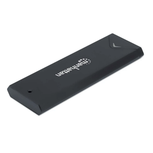 Rack SSD Manhattan 130530, USB 3.2 Gen 2, M.2, Black