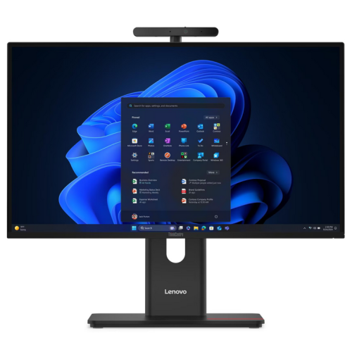 Calculator Lenovo ThinkCentre M90a Gen 6 AIO, Intel Core Ultra 5 235, 23.8 inch, RAM 32GB, SSD 512GB, Intel Graphics, Layout DE, Windows 11 Pro, Black