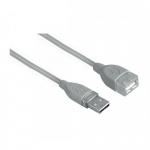 Cablu Hama 00045040, USB 2.0 male -  USB 2.0 female, 3m, Gray