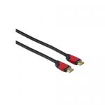 Cablu Hama 00083081, HDMI - HDMI, 3m, Black-Red