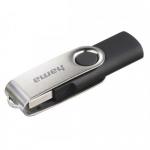 Stick memorie Hama Rotate, 16GB, USB 2.0, Black-Silver