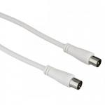 Cablu coaxial Hama 00122403, 5m, White