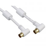 Cablu coaxial Hama 00122420, 5m, White