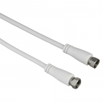 Cablu coaxial Hama 00122502, 5m, White
