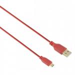 Cablu de date Hama Flexi-Slim 00135703, USB - micro USB, 0.75m, Orange