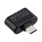 Adaptor audio Hama 00135747, 1x USB Tip C, Black