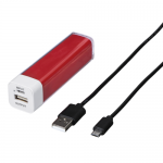 Baterie portabila Hama 00136188, 2600mAh, 1x USB Tip A, Red