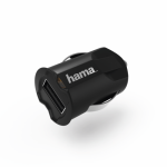 Incarcator auto Hama 00178382, 1x USB Tip A, 2.4A, Black