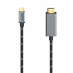 Cablu Hama 00200507, USB-C - HDMI, 1.5m, Black