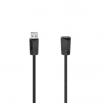 Cablu USB Hama 00200620, USB 2.0 male - USB 2.0 female, 3m, Black