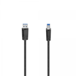 Cablu Hama 00200625, USB - USB-B, 1.5m, Black