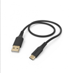 Cablu Hama Flexible 00201570, USB-A - USB-C, 1.5m, Black