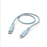 Cablu Hama Flexible 00201572, USB-C - Lightning, 1.5m, Blue