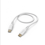 Cablu Hama Flexible 00201577, USB-C - USB-C, 1.5m, White